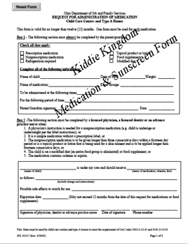 Medication Form